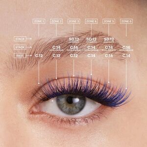 Lashify Prismatic Color Royal Blue C.16 - One Set